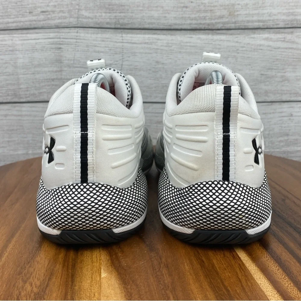 Under Armour HOVR Block City White Black Volleyball Court Shoe Women’s Size 11.5